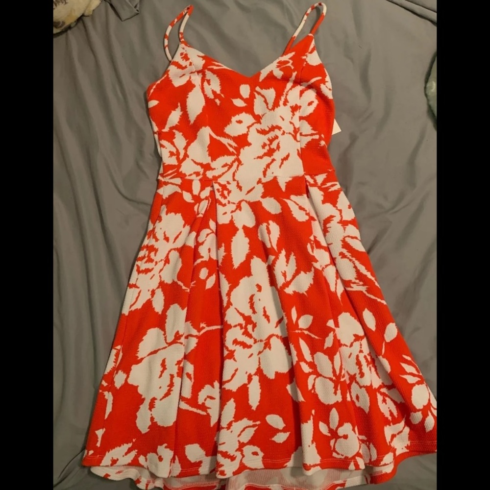 Pink lily dress